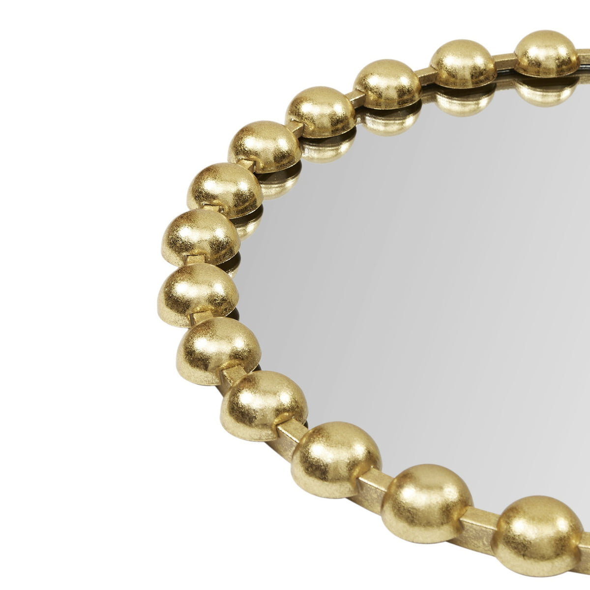 Gold Arch Beaded Wall Mirror | OROA