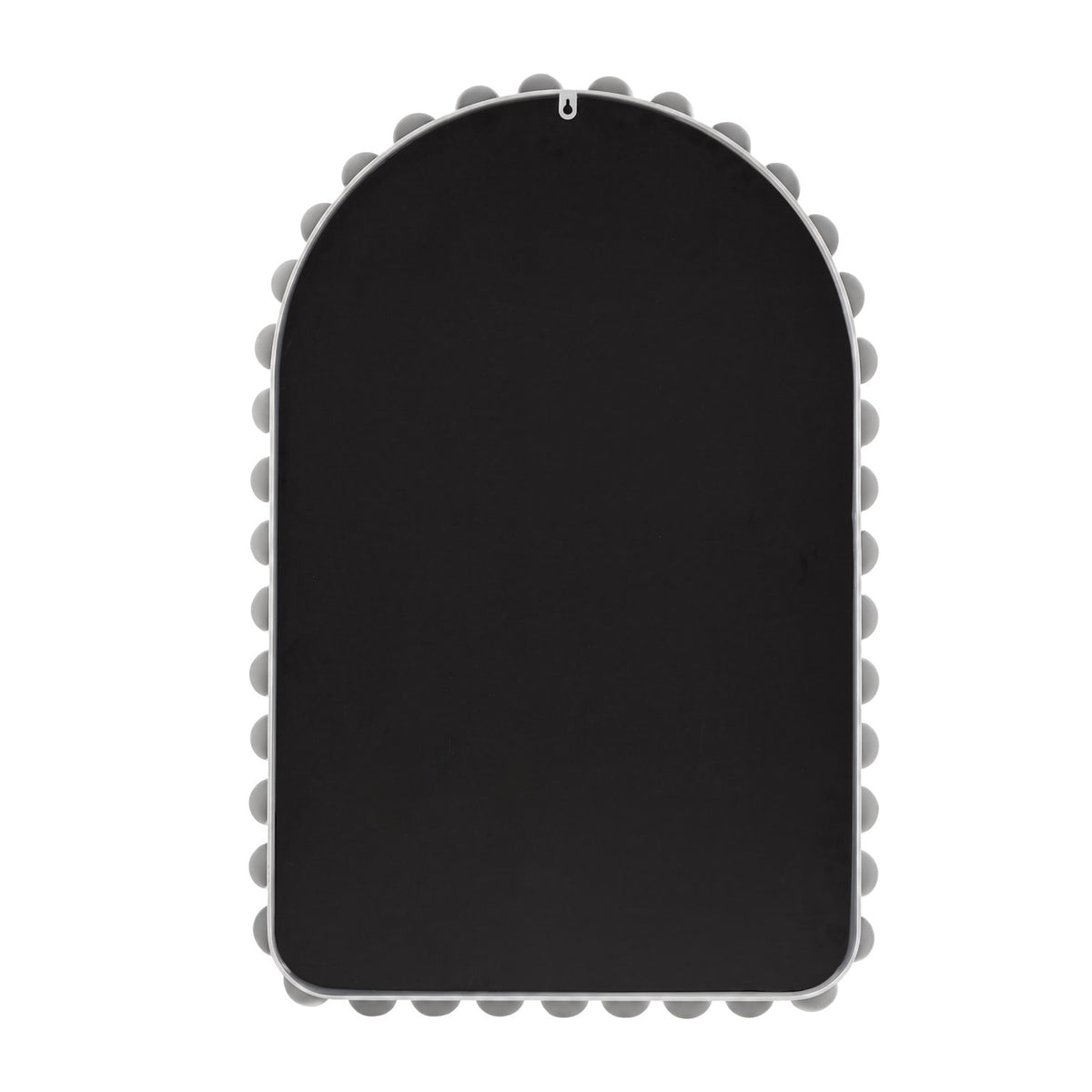 Modern European furniture - White Arch Beaded Wall Mirror - www.oroa.com