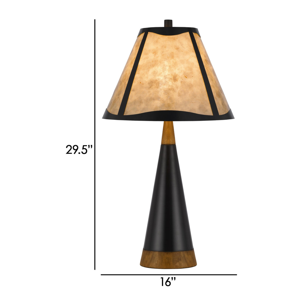 Art Deco Mica Shade Table Lamp | OROA