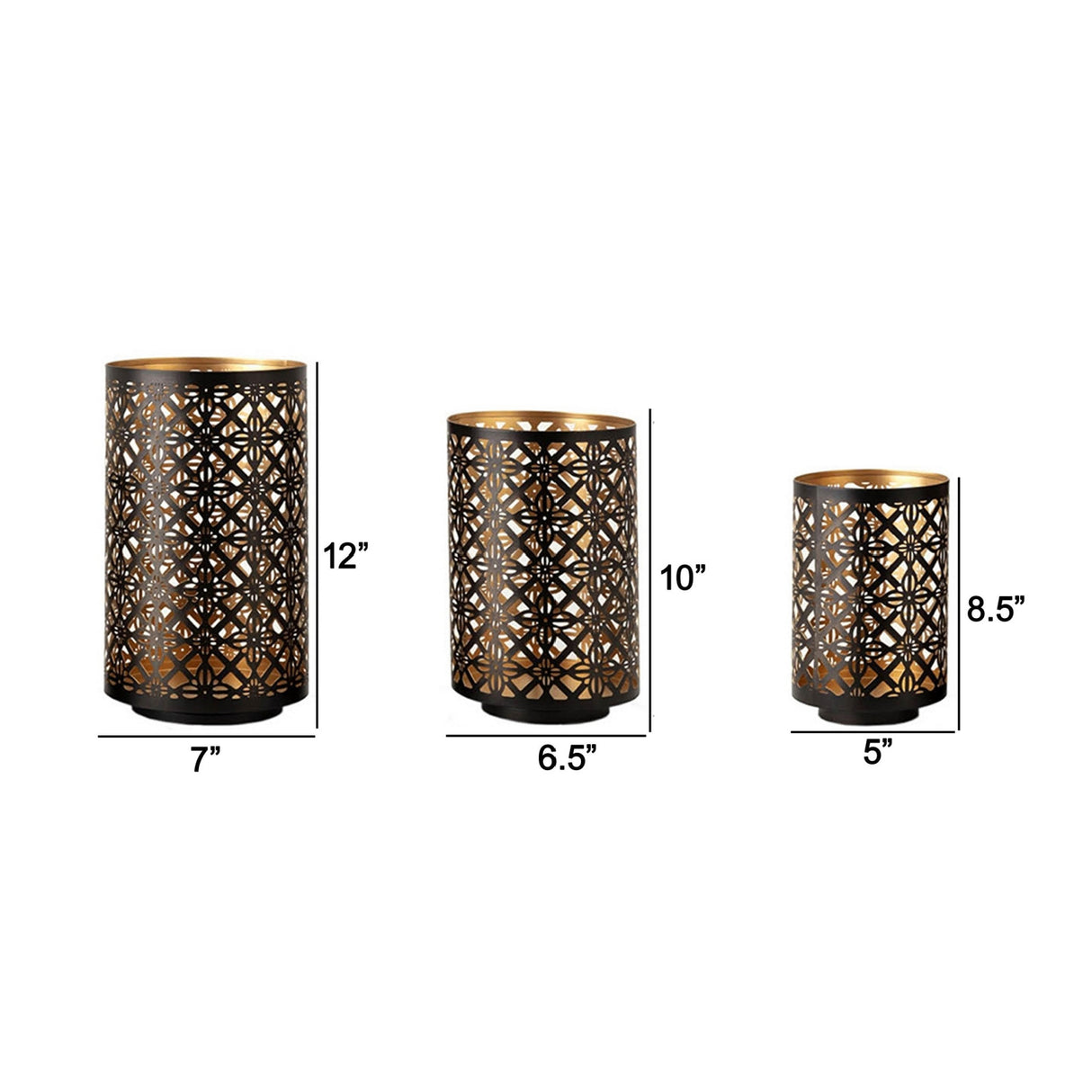 Moroccan Lantern Candle Holders (3) | OROA