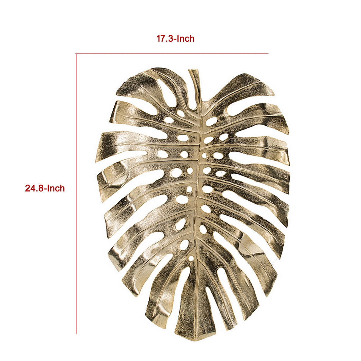 Linzo Metal Leaf Wall Decor | OROA