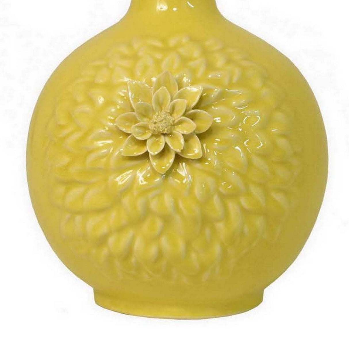 Yellow Ceramic Flower Vase | OROA