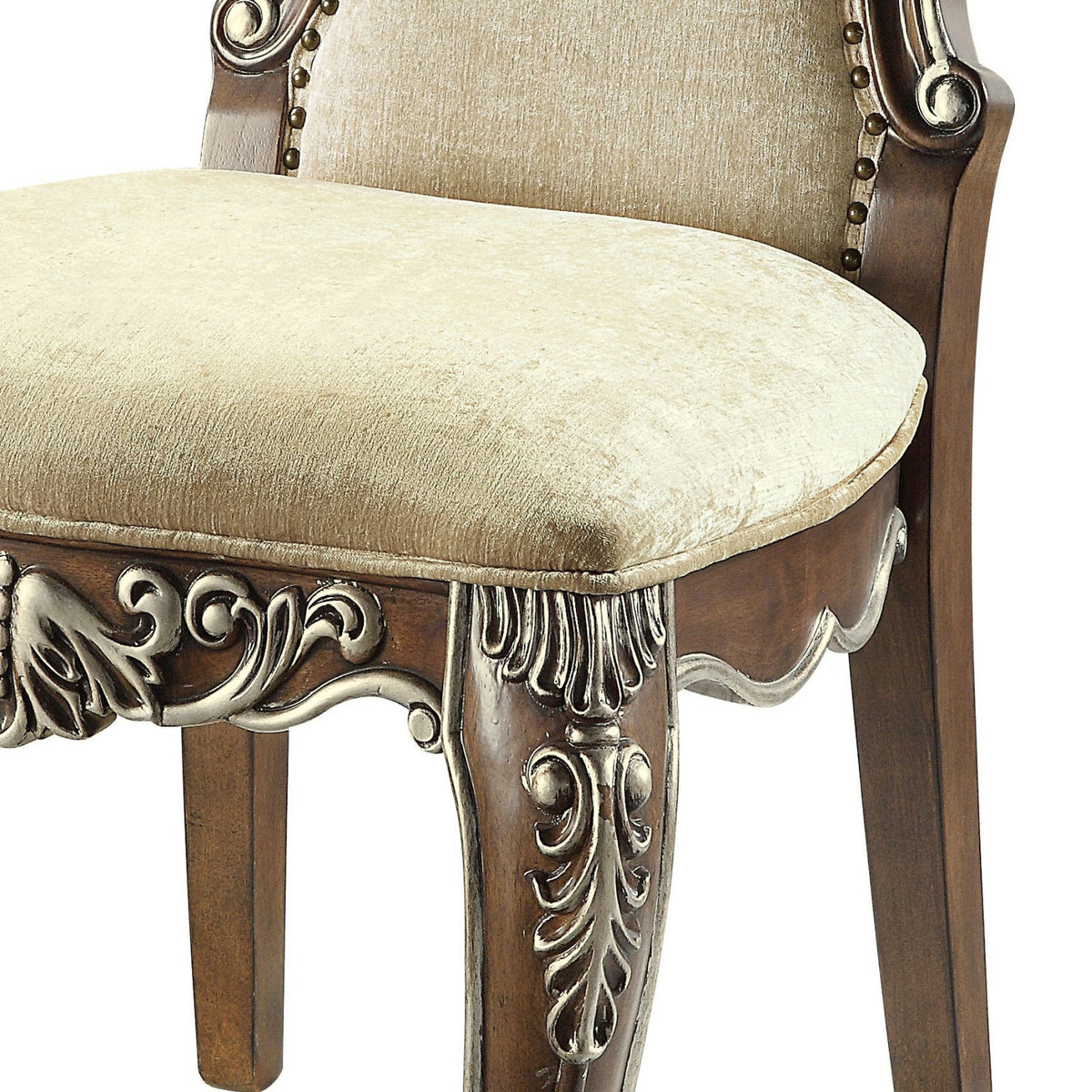 Beige Antique Oak Side Chairs (2) | OROA