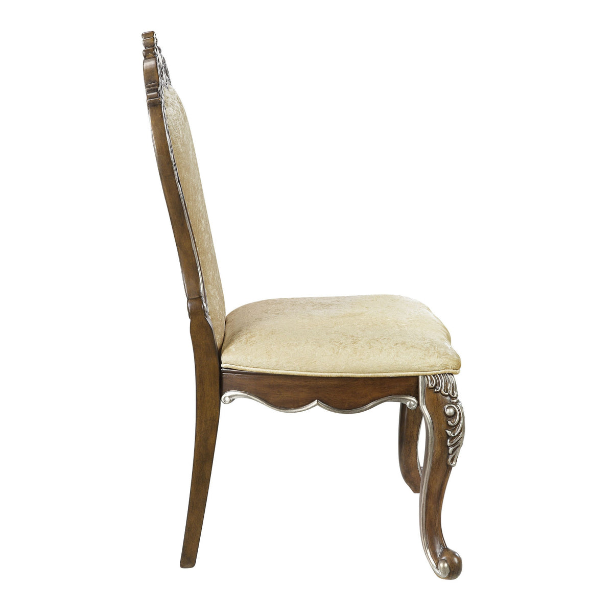 Beige Antique Oak Side Chairs (2) | OROA