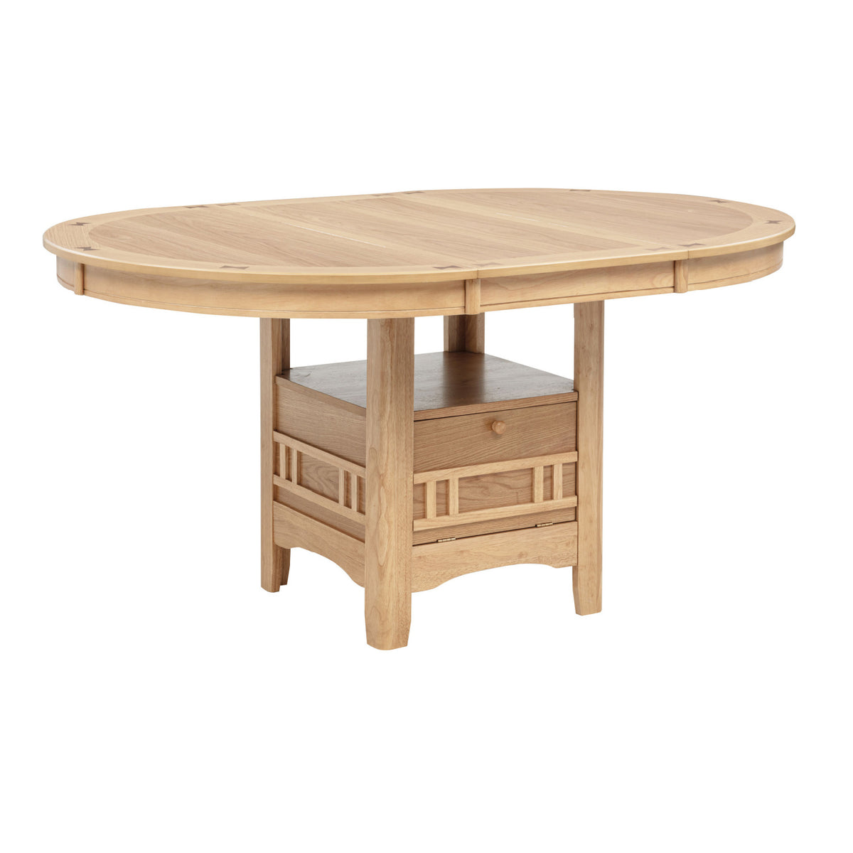 Modern European furniture - Davidoff Light Oak Oval Extension Dining Table - www.oroa.com