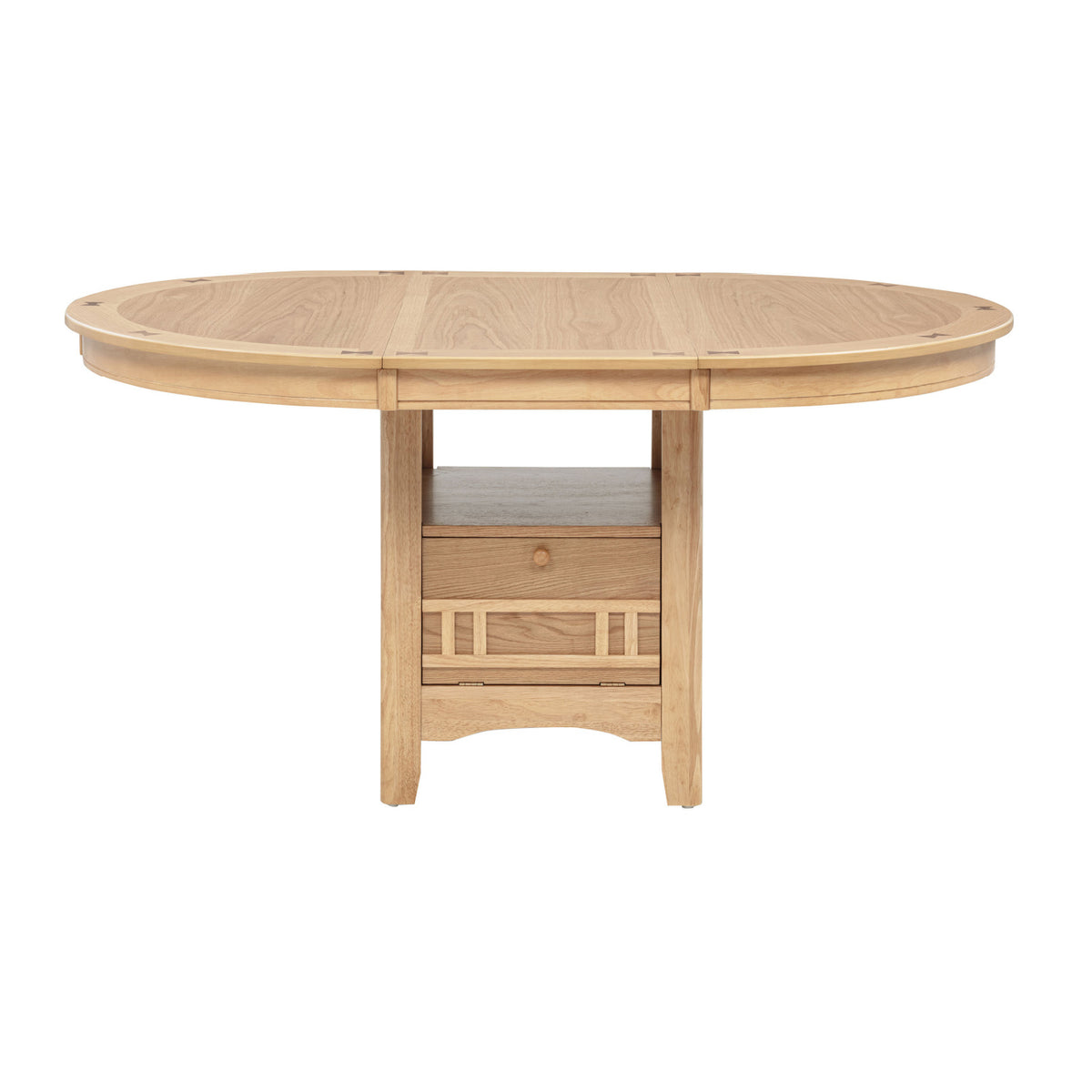 Modern European furniture - Davidoff Light Oak Oval Extension Dining Table - www.oroa.com