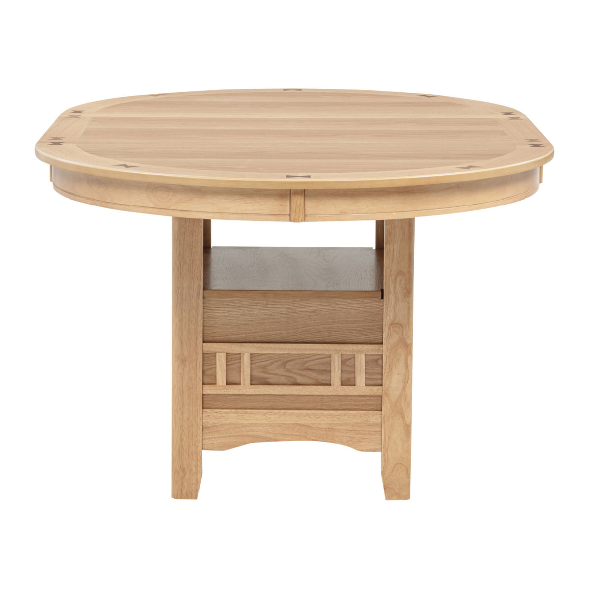Modern European furniture - Davidoff Light Oak Oval Extension Dining Table - www.oroa.com