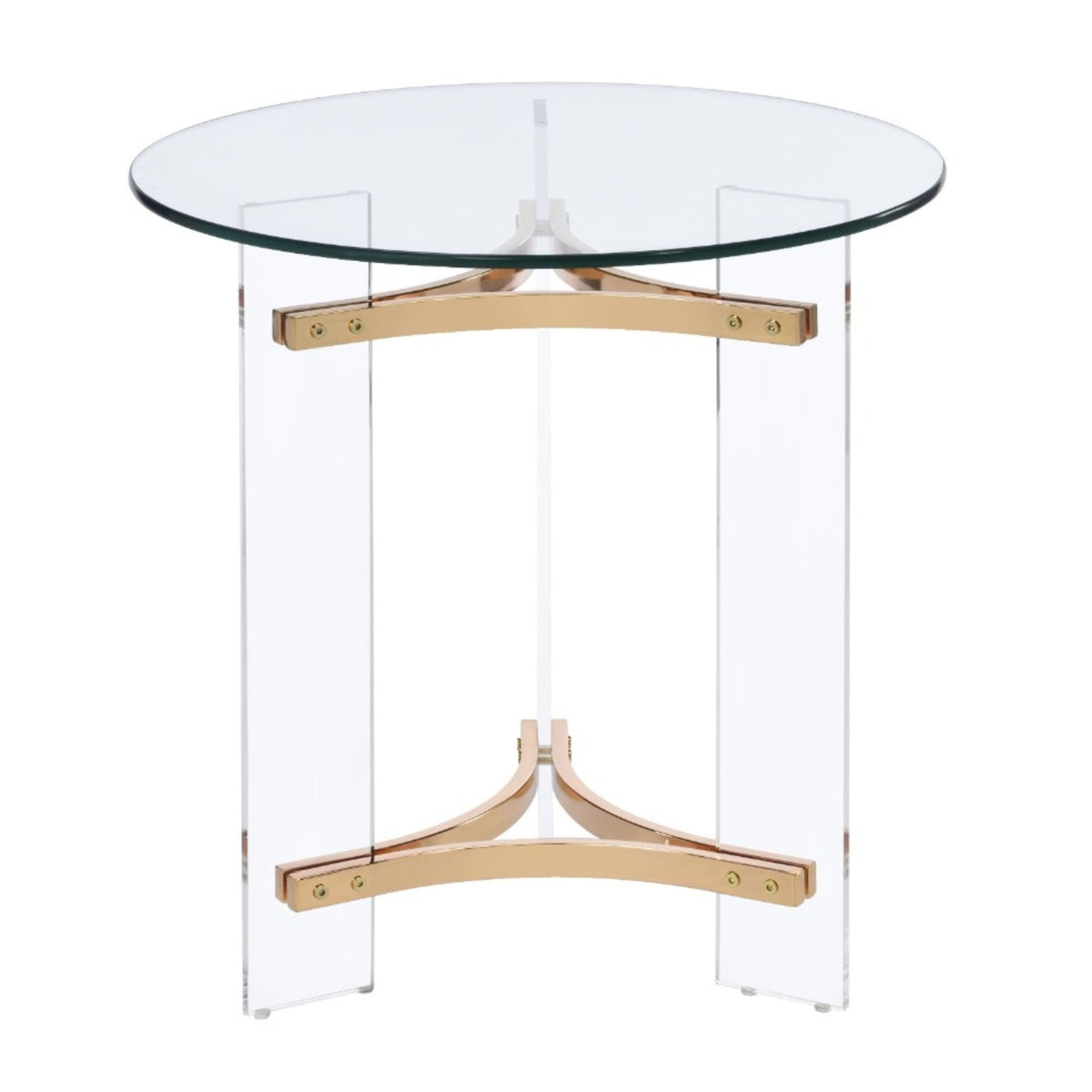 Aurora Gold Round End Table - Catchy - view 1