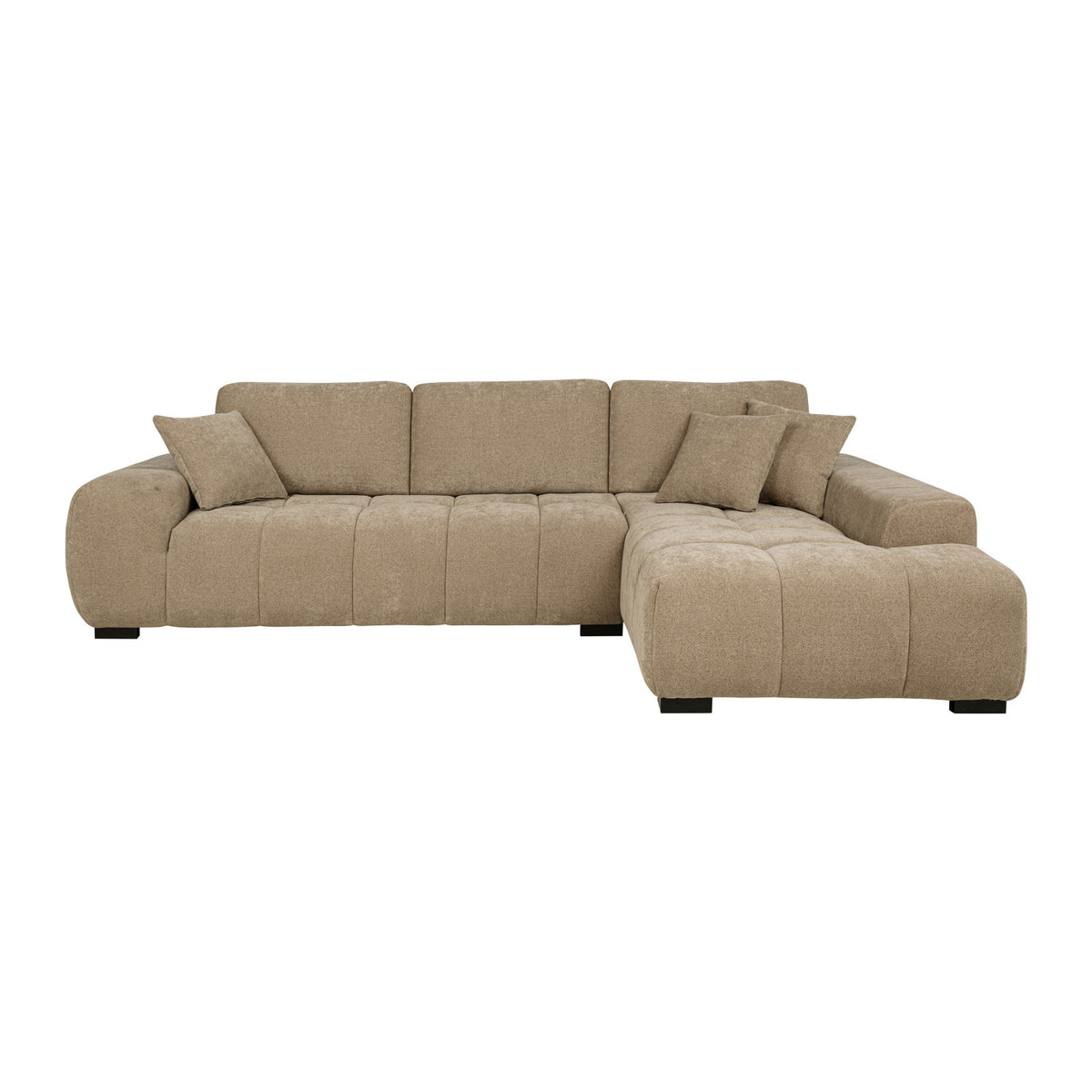 Plather Upholstered Sectional Sofa | OROA