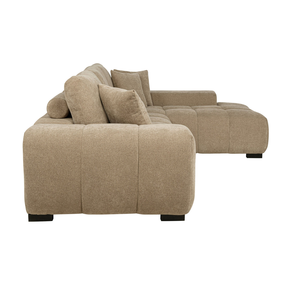 Plather Upholstered Sectional Sofa | OROA