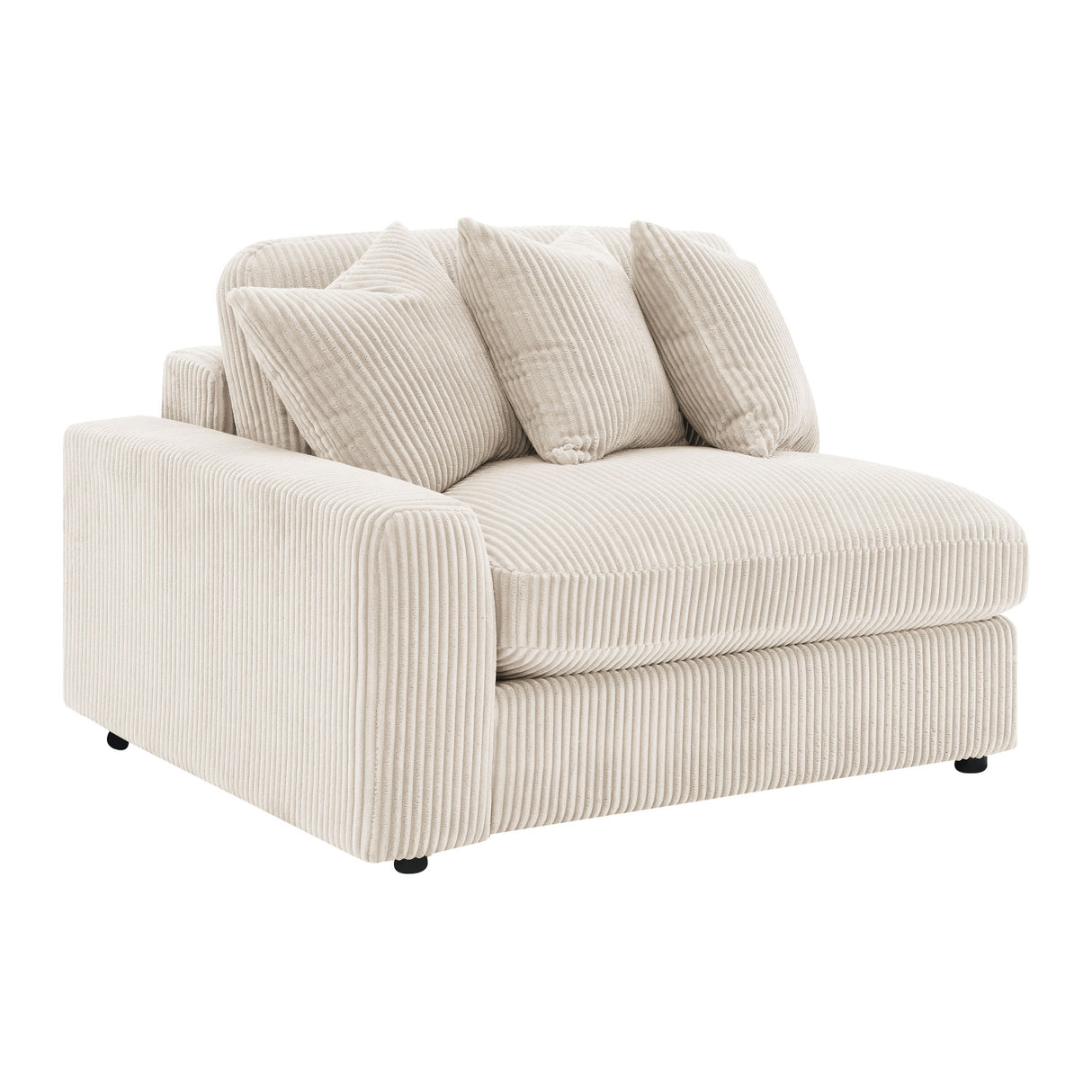 Cassidy Sand Upholstered Sectional Sofa | OROA