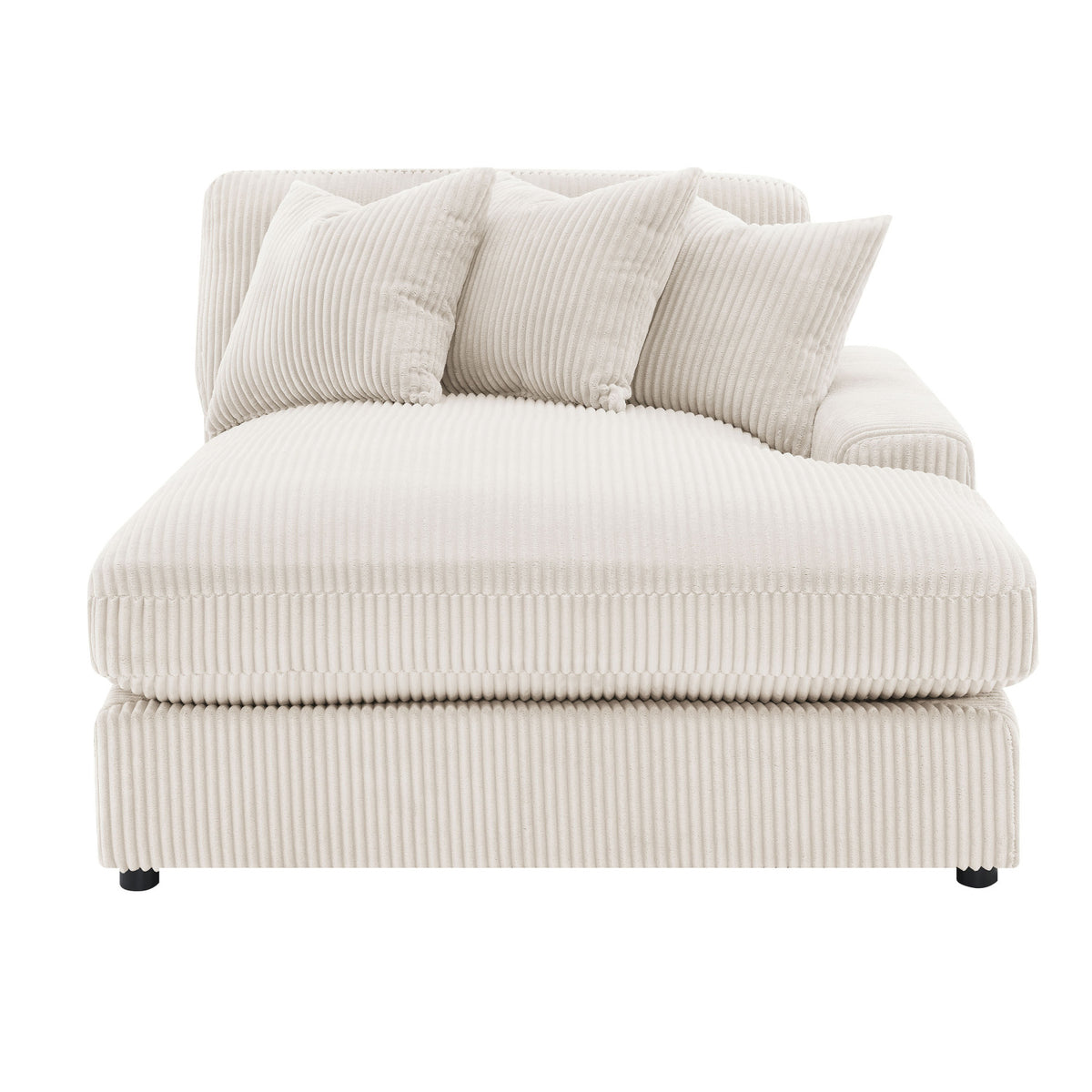 Cassidy Sand Upholstered Sectional Sofa | OROA