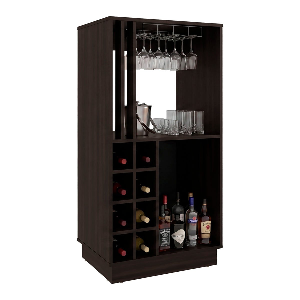 Dark Oak Bar Cabinet | OROA