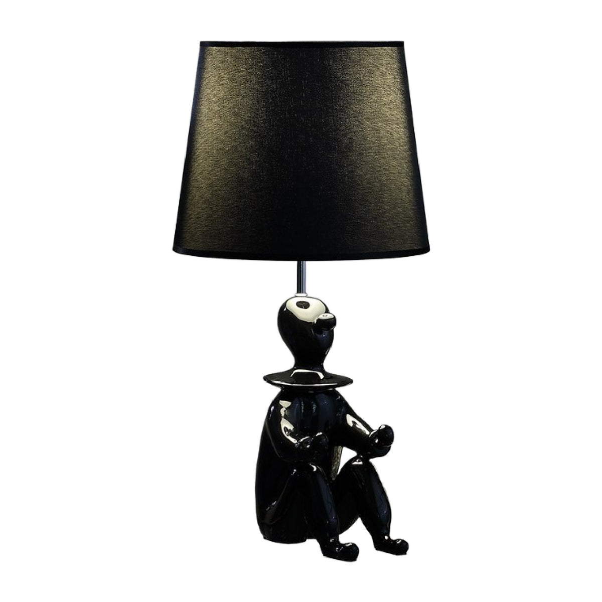 Black Modern Clown Table Lamp by OROA