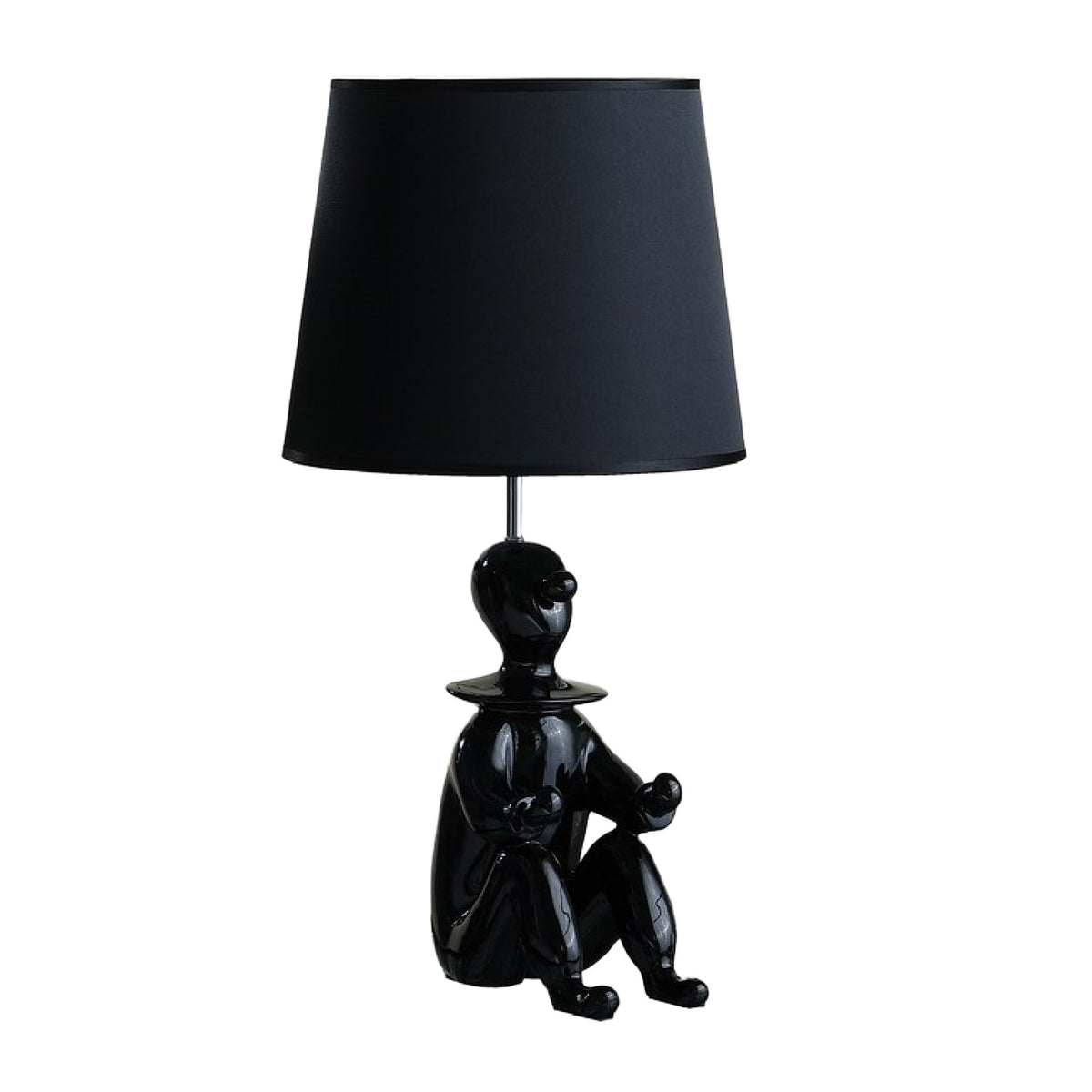 Black Modern Clown Table Lamp by OROA