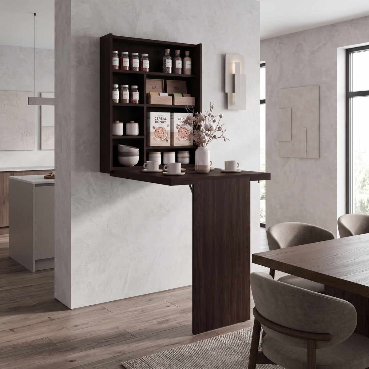 Siena Wall-Mounted Bar Cabinet | OROA
