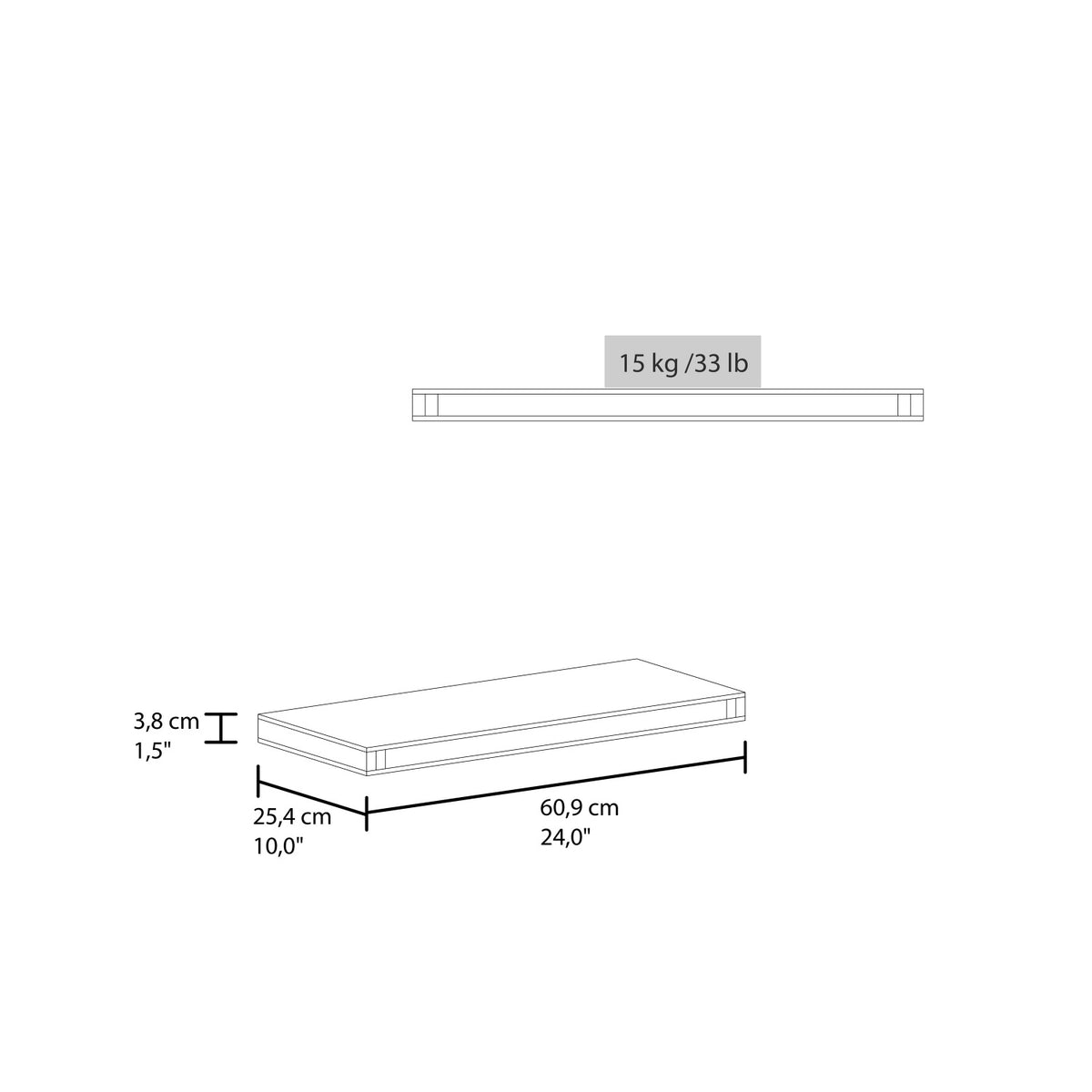 Modern European furniture - Phoenix Floating Wall Shelves (6) - www.oroa.com
