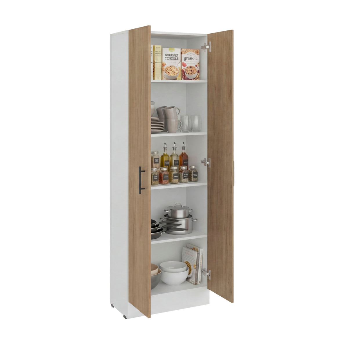 Modern European furniture - Tall Kitchen Storage Cabinet - www.oroa.com