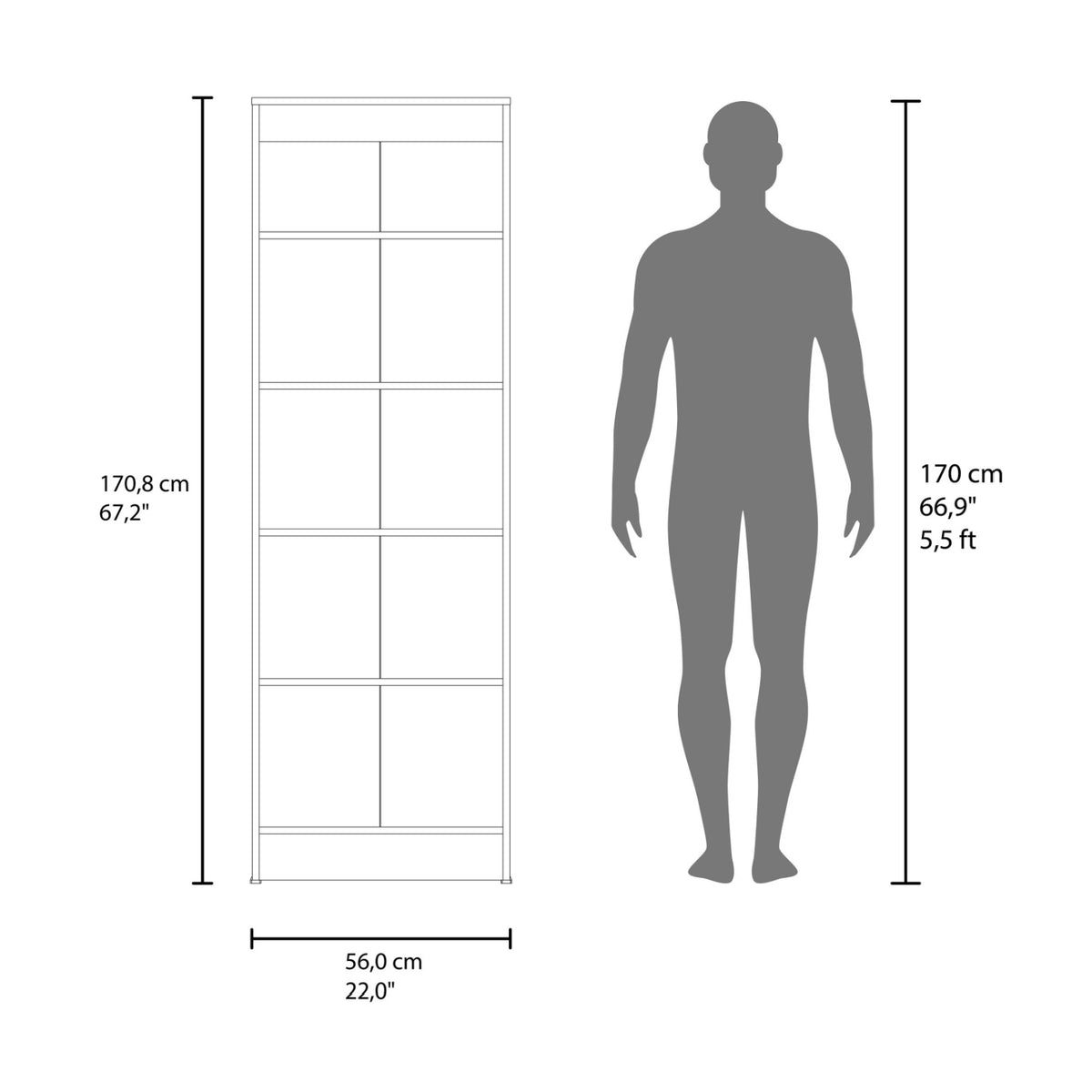 Modern European furniture - Tall Kitchen Storage Cabinet - www.oroa.com