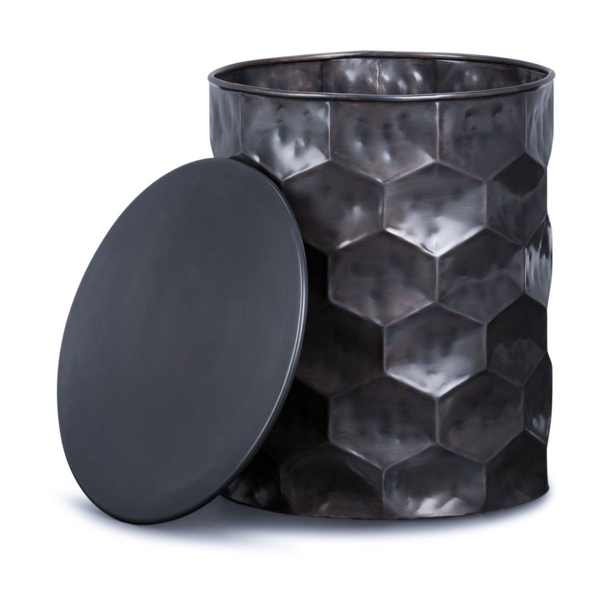 Modern European furniture - Whitney Metal Storage Side Table - www.oroa.com