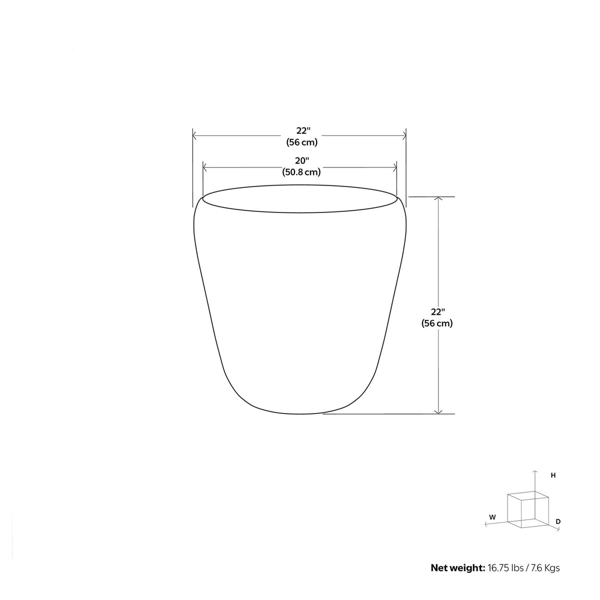 Round Black Metal Side Table | OROA