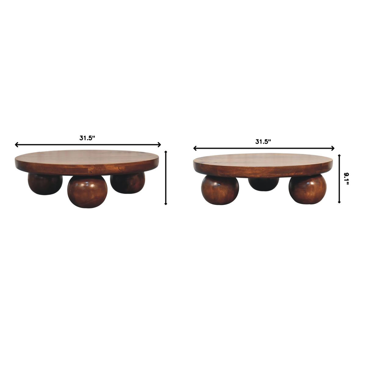 Modern European furniture - Solid Wood Central Coffee Table - www.oroa.com