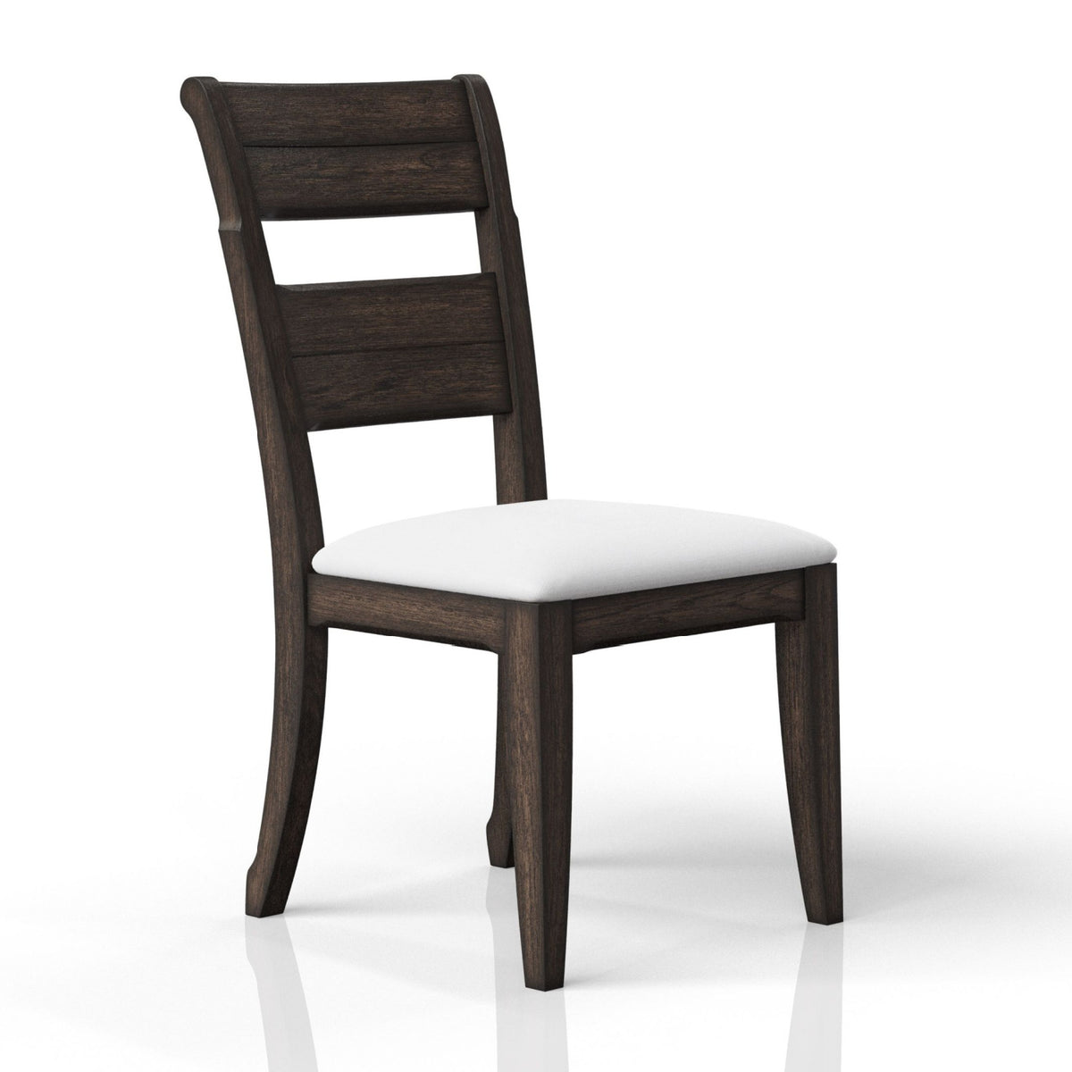 Modern European furniture - Chocolate Upholstered Dining Chair - www.oroa.com