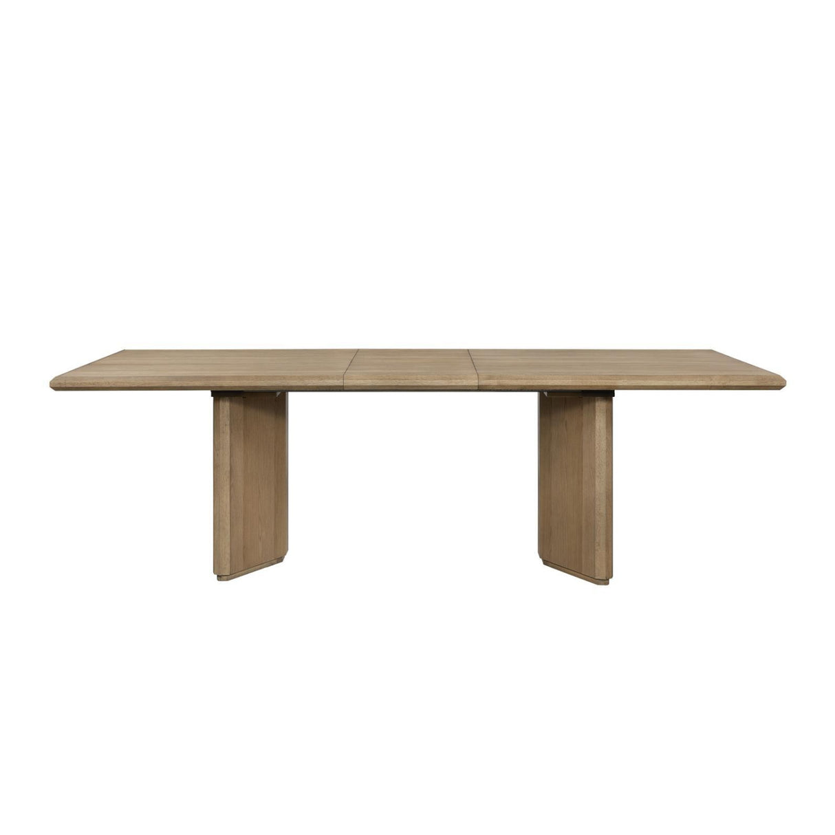 Angled Double Pedestal Extendable Dining Table | OROA