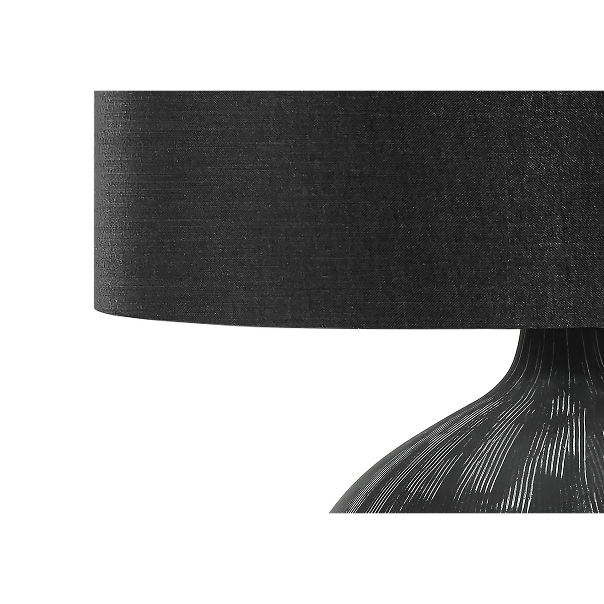 Black Ceramic Table Lamp by OROA