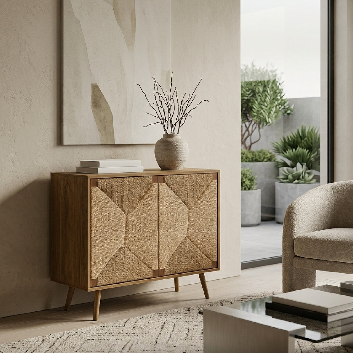 Mid Century Accent Chest | OROA