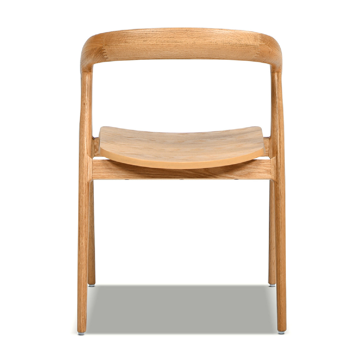 Modern European furniture - Scandinavian Sculpted Oak Dining Chair - www.oroa.com