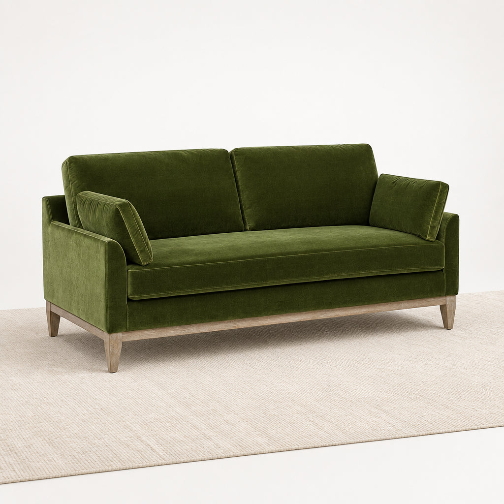 Modern European furniture - Pasadena Velvet Modern Sofa - www.oroa.com