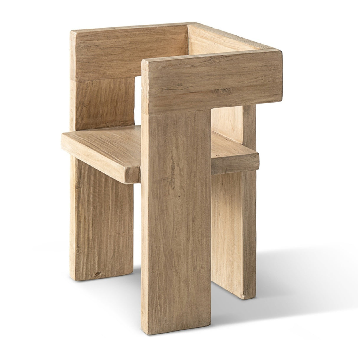 Reclaimed Elm Sculptural Accent Chair | OROA