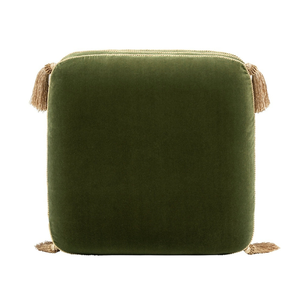 Monarch Velvet Tassel Ottoman | OROA