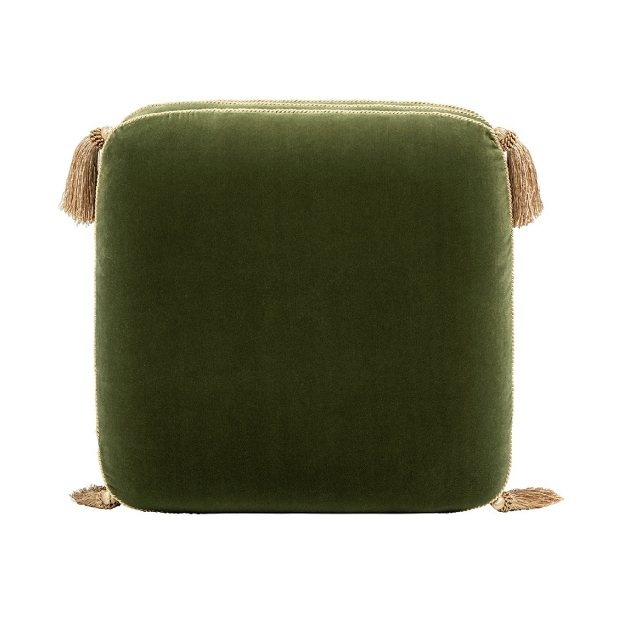 Monarch Velvet Tassel Ottoman | OROA