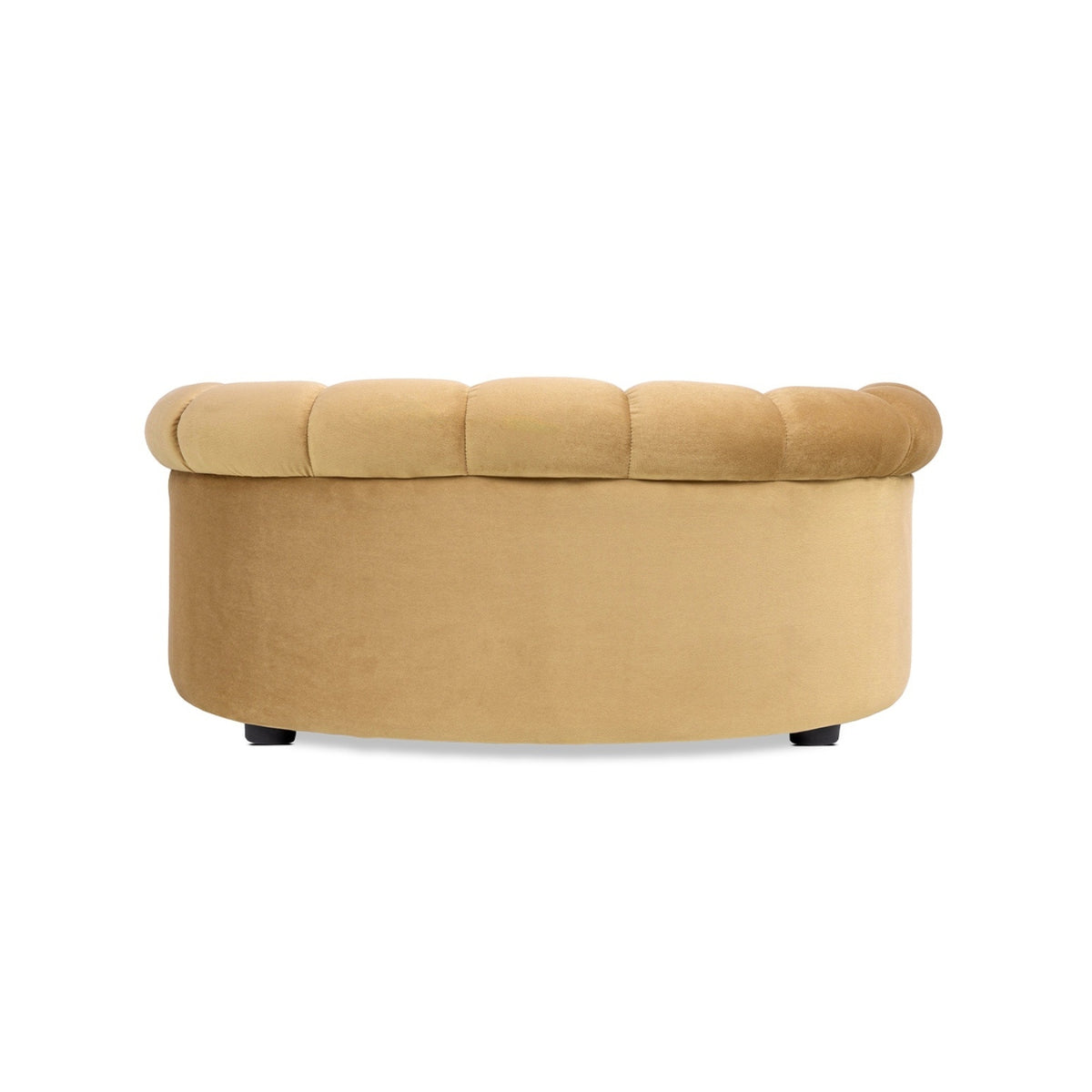 Halle Gold Velvet Dog Sofa Bed | OROA