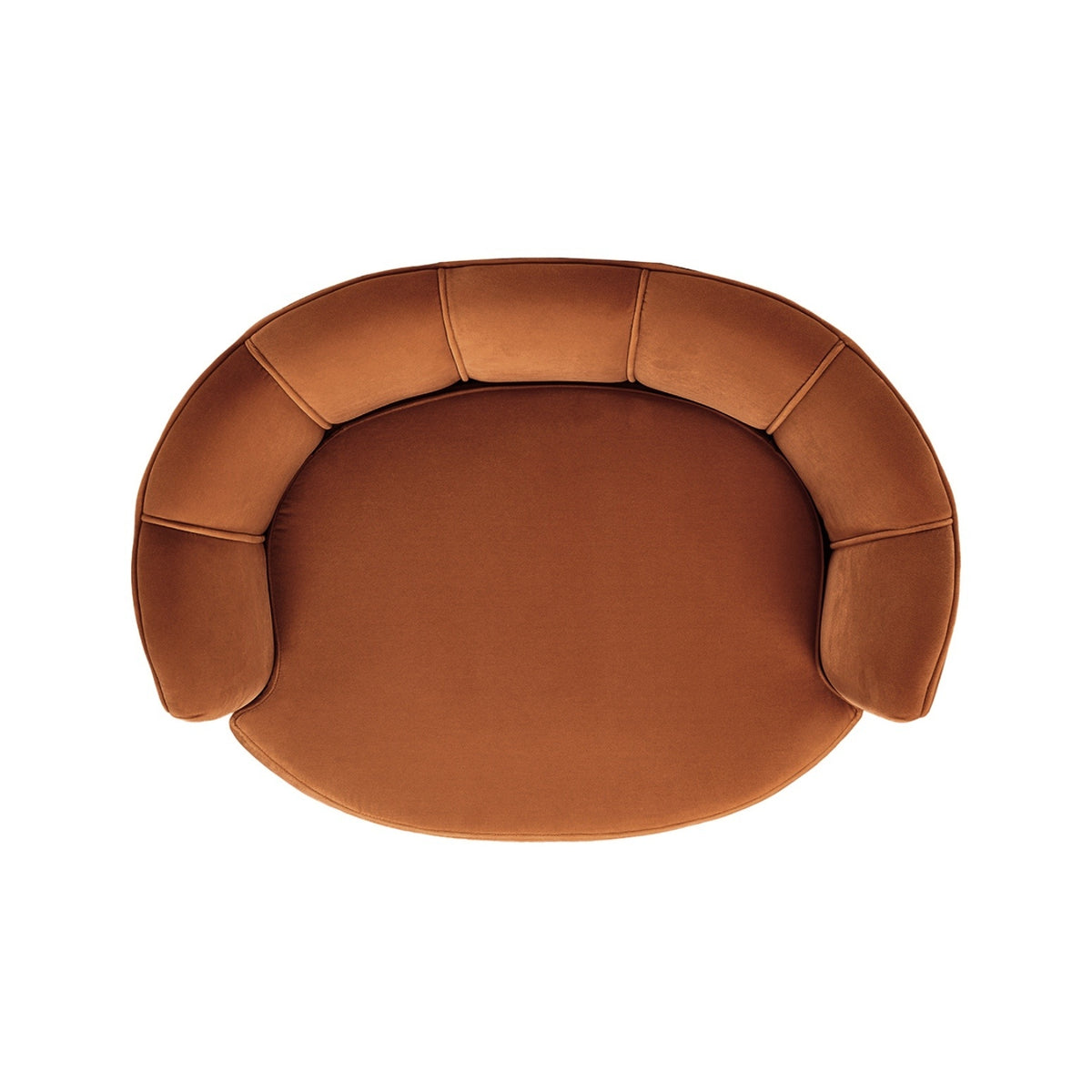 Clara Velvet Scalloped Pet Sofa Bed | OROA