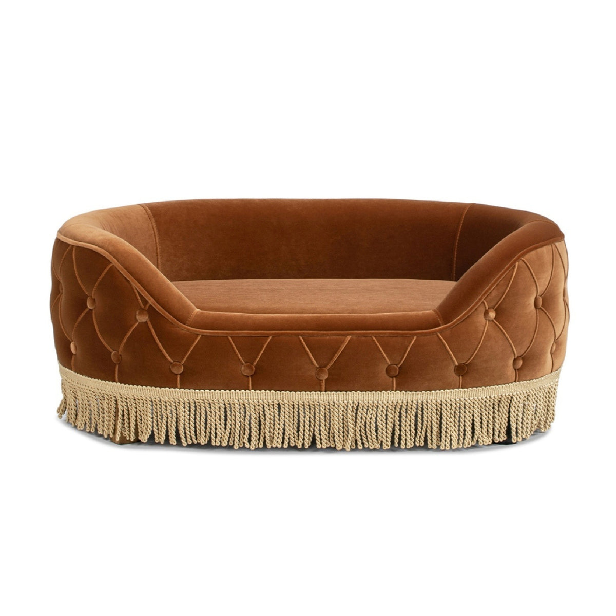 Monroe Velvet Dog Sofa Bed | OROA