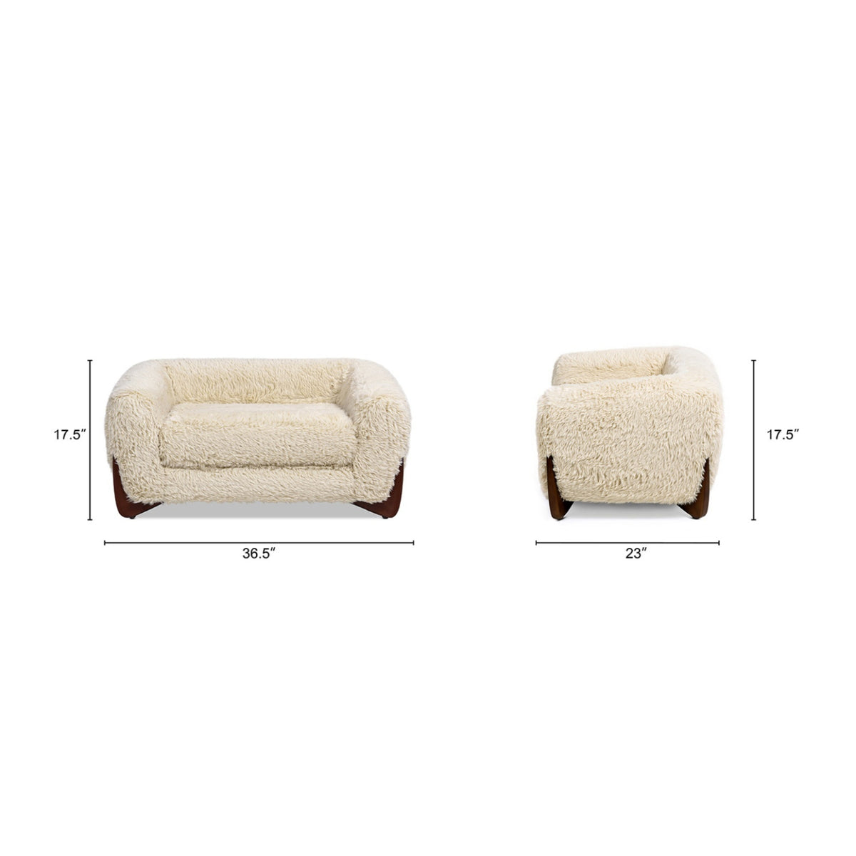 Modern European furniture - Alpine Cream Sherpa Dog Sofa Bed - www.oroa.com