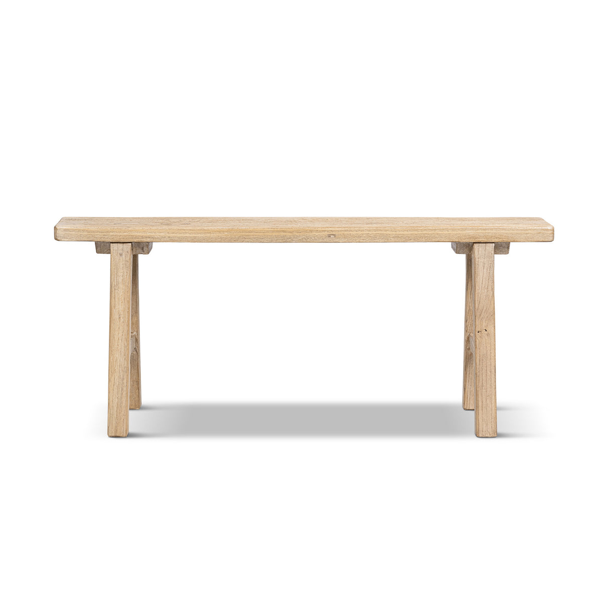 Modern European furniture - Solid Reclaimed Elm Wood Bench - www.oroa.com