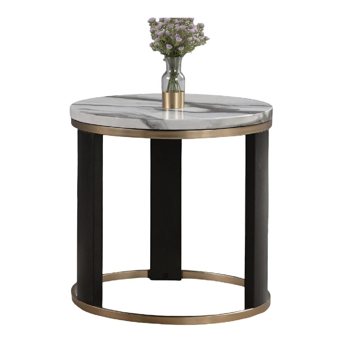 Contemporary Marble Top End Table | OROA