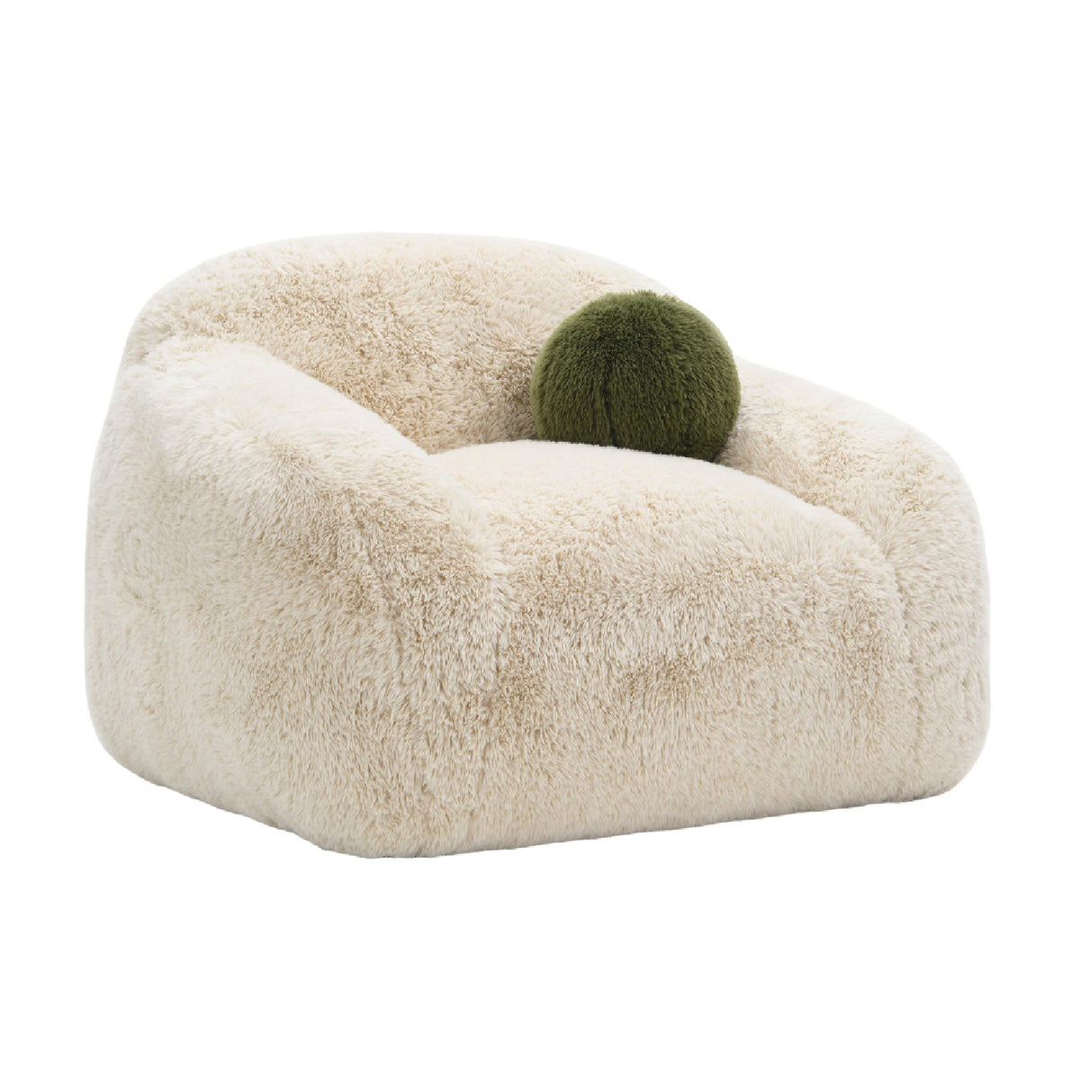 Sand Finish Contemporary Accent Swivel Chair | OROA