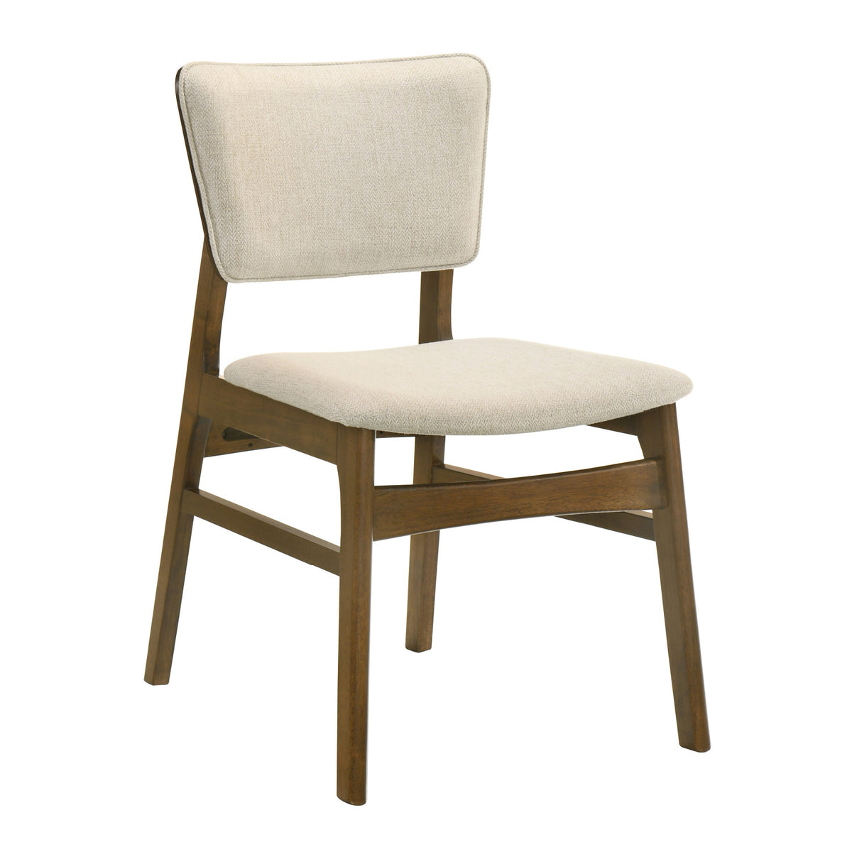 Mid-century Modern Upholstered Dining Chairs (2) by OROA