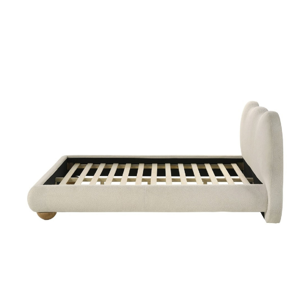 Modern European furniture - Boucle Upholstered King Bed - www.oroa.com