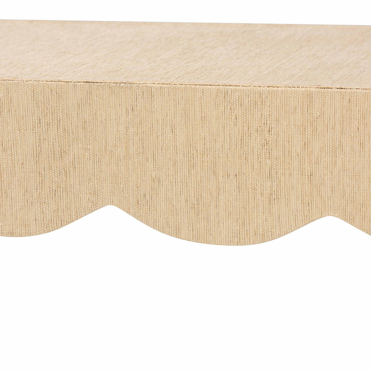 Natural Grasscloth Rectangular Coffee Table | OROA