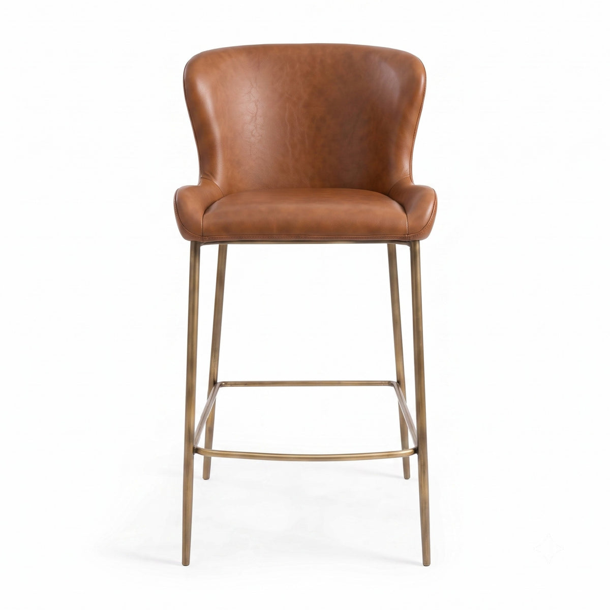 Modern Leather Upholstered Counter Stool | OROA