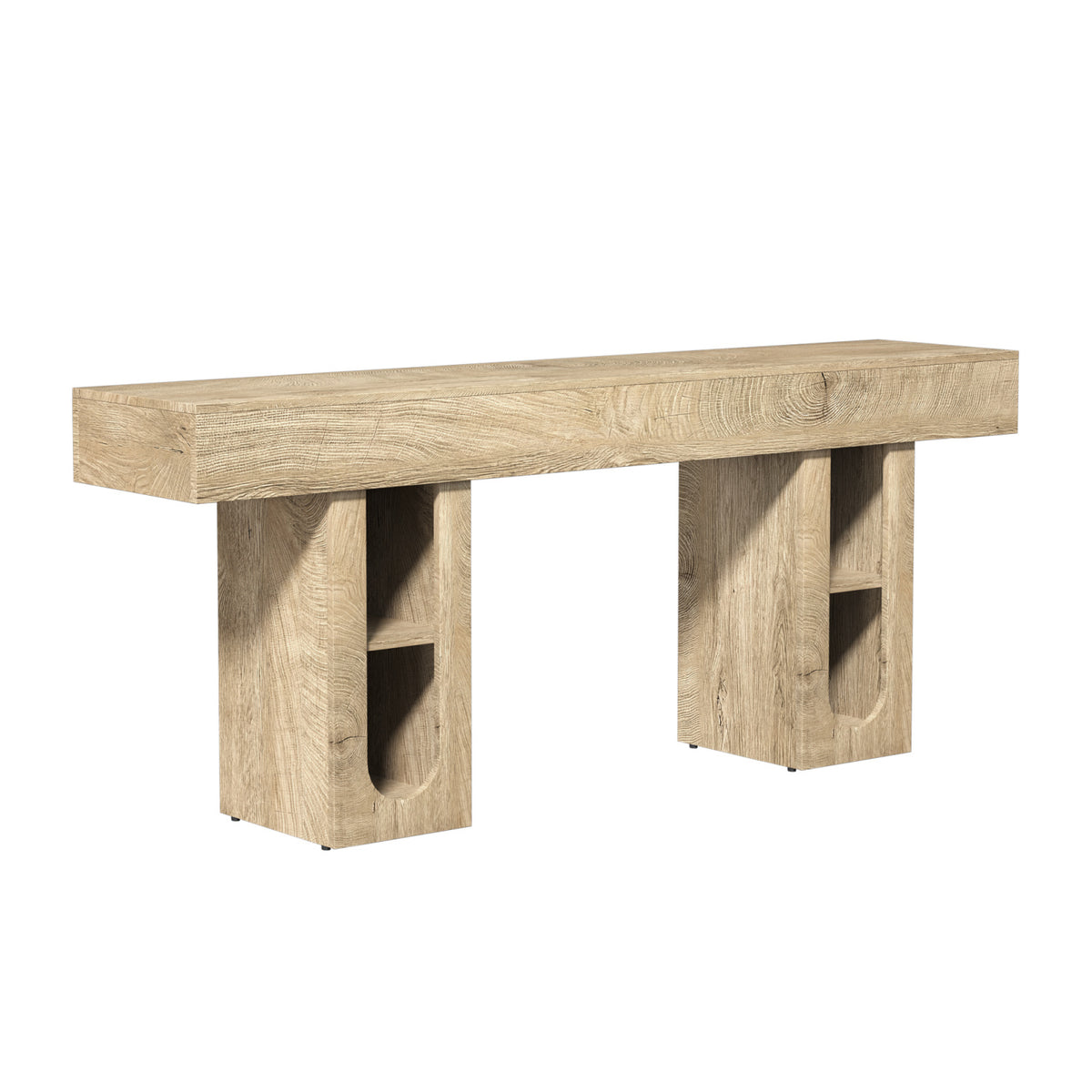 Wooden Long Console Table by OROA