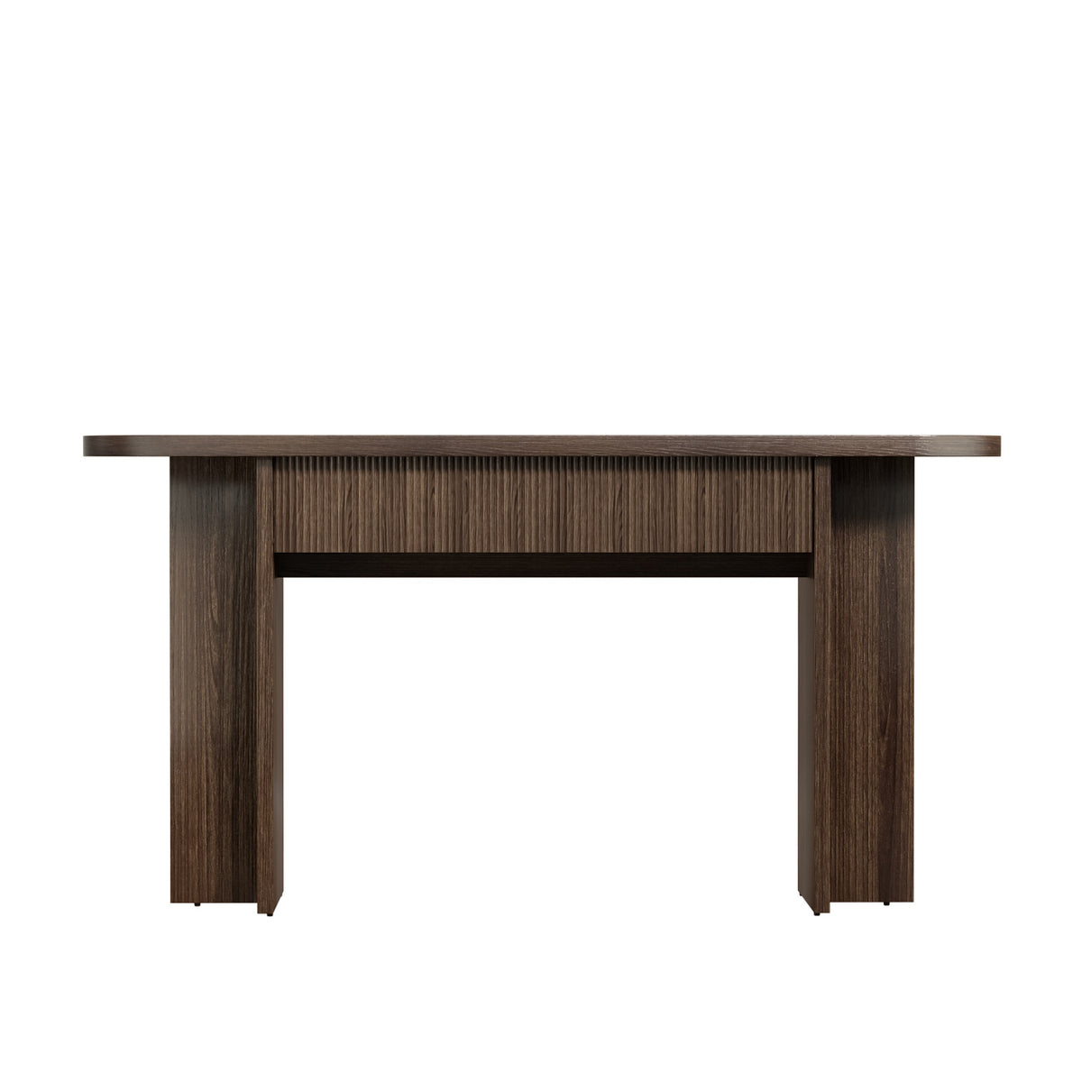 Mid Century 2-Drawers Console Table by OROA