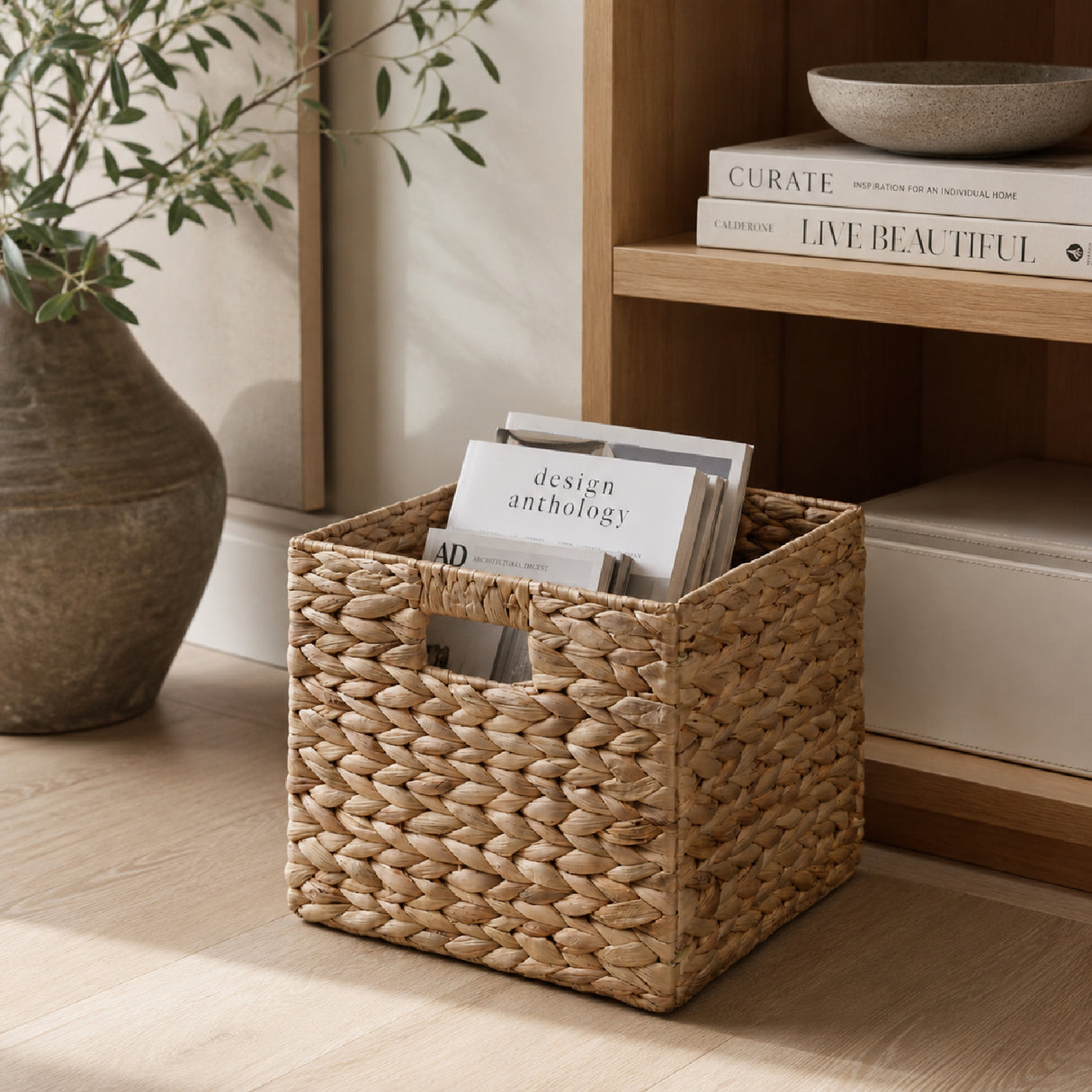 SOLHOME Water Hyacinth Storage Baskets (4) | OROA