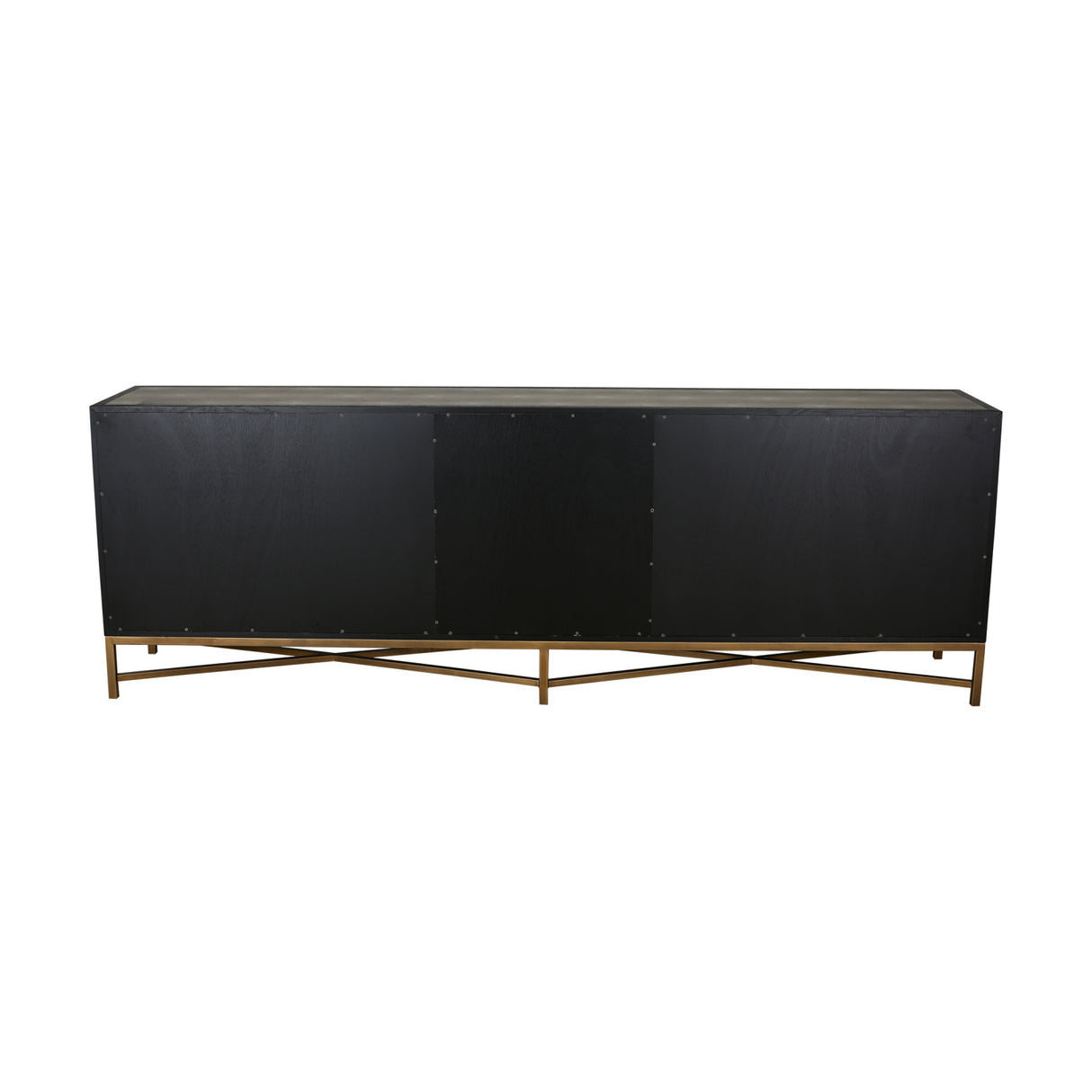 Gray Shagreen Vegan Leather Sideboard | OROA